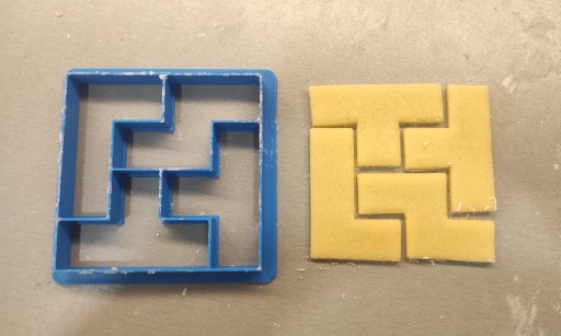 Tetris vykrajovač na perníčky vykrajovač na sušienky