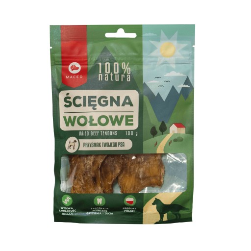 Psie maškrty Maced hovädzie šľachy 100g