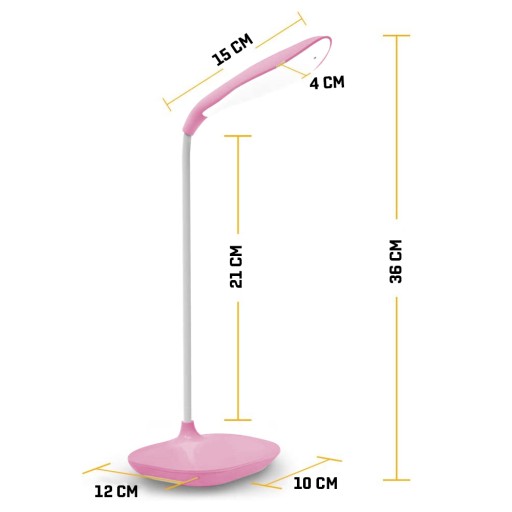 DOTYKOVÁ LED STOLNÁ LAMPA NOČNÁ NA ŠKOLSKÉ ČÍTANIE STOLNÉ LAMPY