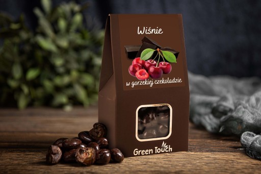 Čerešne v horkej čokoláde 100g Green Touch