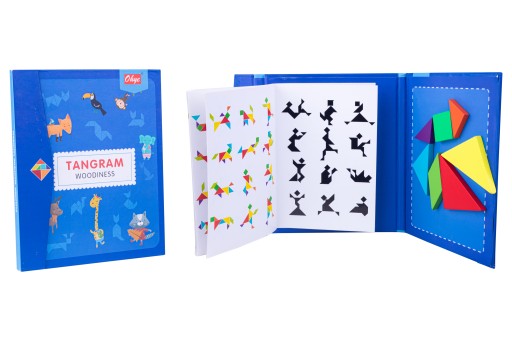 TANGRAM MAGNETIC WOODEN PUZZLE ECO Špeciálna logická hra