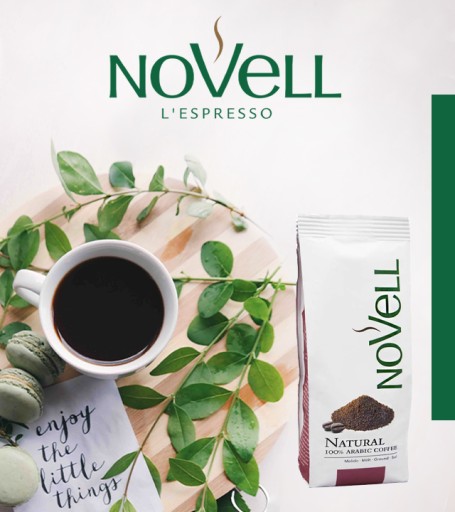 Novell Natural 100% Arabica mletá káva 0,25 kg