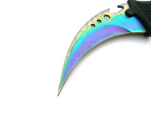 Nôž na krk KARAMBIT BSH CS:GO Kari N-066H Skutočný nôž s krytom