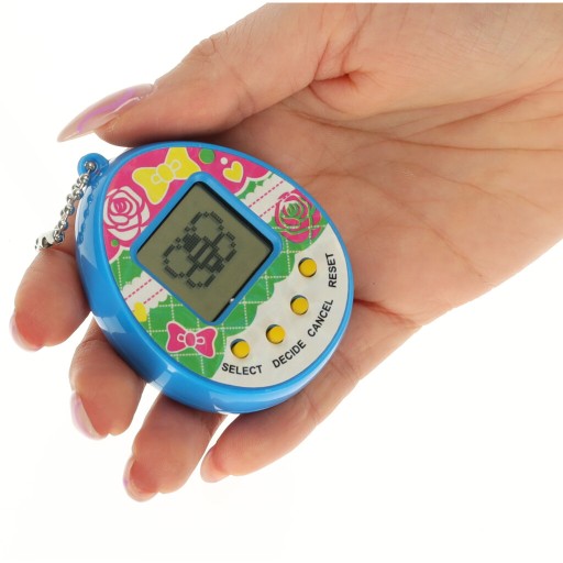 Tamagotchi Elektronická hračka hra vajíčko zvieratko modré zvieratká