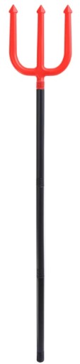 Kostým Devil Demon Fork Red Black Trident Disguise Outfit 102 cm
