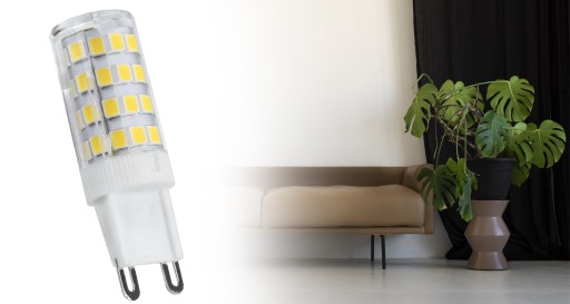 2x LED G9 KAPSULOVÁ ŽIAROVKA 5W 230V PREMIUM BEZ BLIKÁVA SMD LED DO LUSTROV