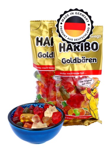 HARIBO MINI Golden Teddy Bears ovocné želé 75g DE