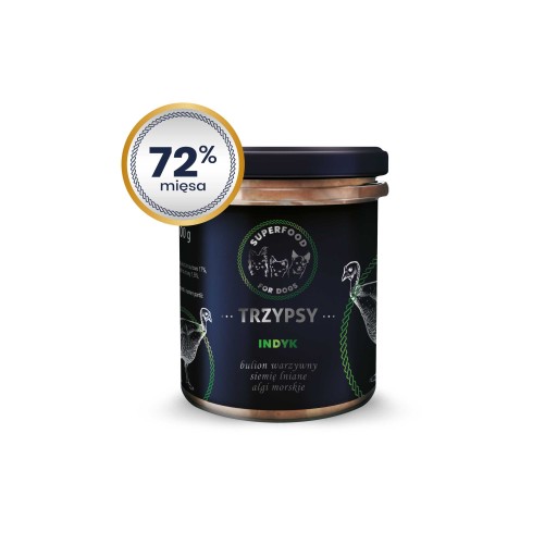 TRZYPSY - Bravčové s morčacím mäsom 300g