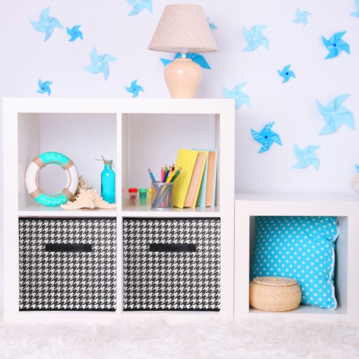TEXTILNÝ BOX skriňový organizér 31x31x31 cm na ponožky, nohavice, deky