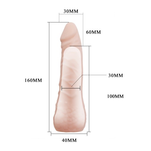 sex PREDĹŽENIE PENISU realistický KRYT