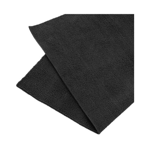 Čierne mikrovlákno 40x40cm bezšvíkové 380GSM Hrúbka