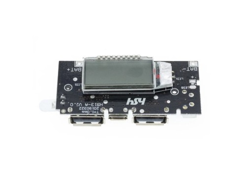 Power Bank LCD modul 2x USB 2.1A + LED baterka