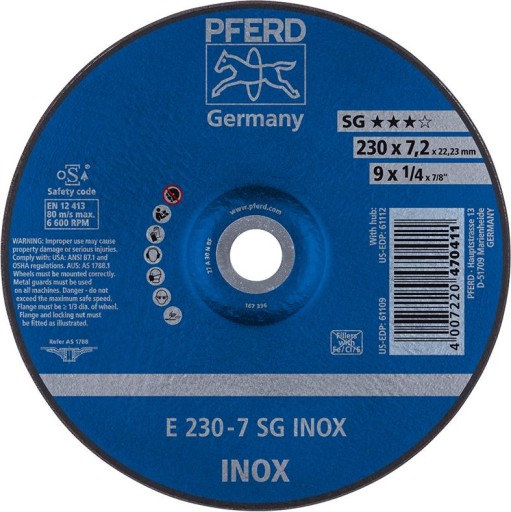PFERD E 125-4,1 SG INOX