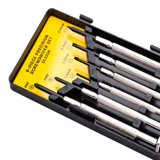 SADA 6 PRESNÝCH SKRUTKOVAČOV DELI TOOLS 2 KRÍŽOVÉ 4 PLOCHÉ