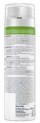 Nivea Men Upokojujúci gél na holenie Sensitive 200 ml (DE)