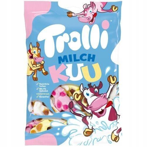 Trolli Milch Kuu ovocné marshmallows, mliečne, 150g DE