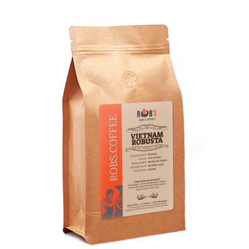 Čerstvo upražená káva VIETNAM ROBUSTA 250g - mletá