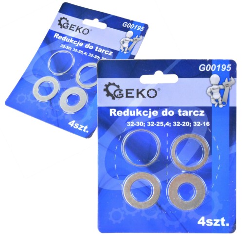 REDUKČNÉ KRÚŽKY REDUKCIE PRE 32mm DISKY - 30/25,4/20/16mm 4 REDUKCIE
