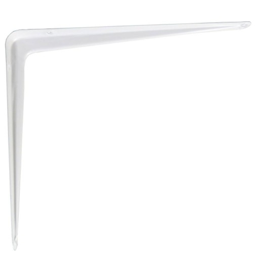 Podpera police Držiak Uhol WHITE 250x200mm