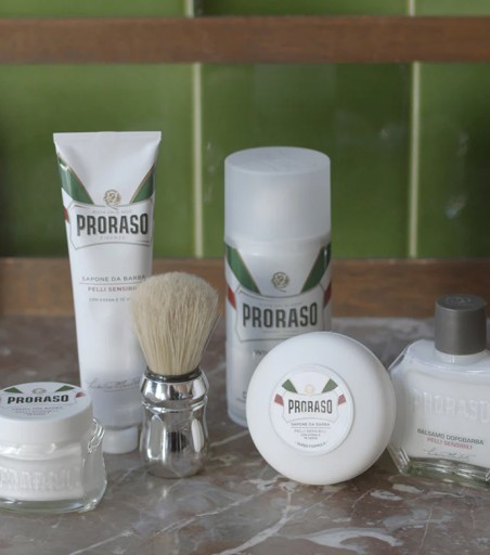 Proraso mydlo na holenie pre citlivú pokožku White Line 150 ml