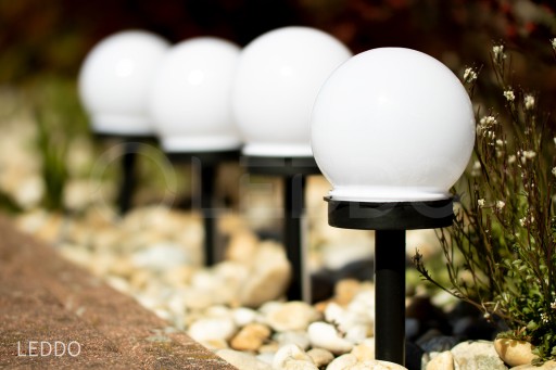 SLNEČNÁ ZÁHRADNÁ LAMPA, BIELA LED NAČERPÁVANÁ, 10CM
