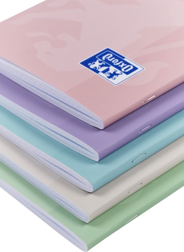 Zápisník Oxford TOUCH PASTEL A5, 60 listov, LINKA S OKRAJOM
