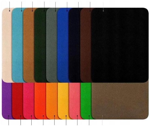VEĽKÝ TERMO SET Aplikácia 18ks farebných nášiviek PATCH jeans XXL set