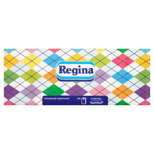 Regina hygienické obrúsky, kockované, 10x9 ks