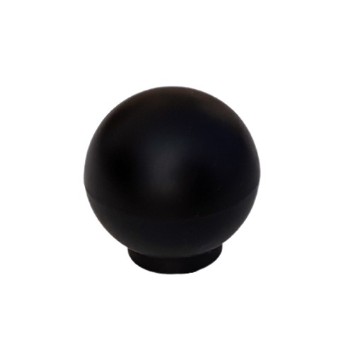 Nábytková kľučka K1 Knob Ball Matt Black + skrutky