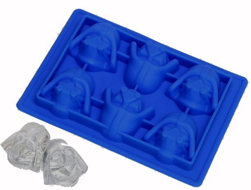 Silikónová forma STAR WARS VADER HEAD WADER MOLD VADER hlavy 6ks