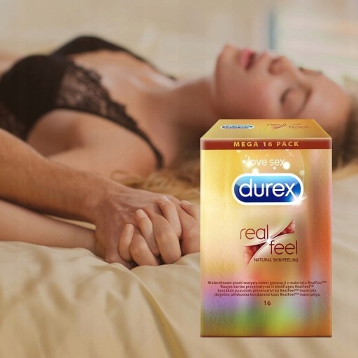 DUREX REAL FEEL Nelatexové kondómy 3 ks