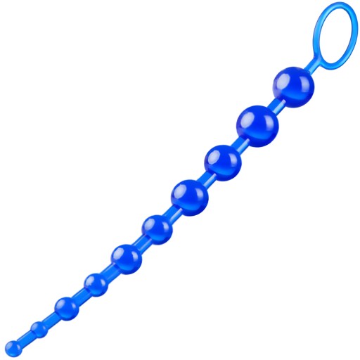 Šnúrka ORGASMOVÝCH GULIČIEK PRE ANÁLKU A PIČKU, 27 cm