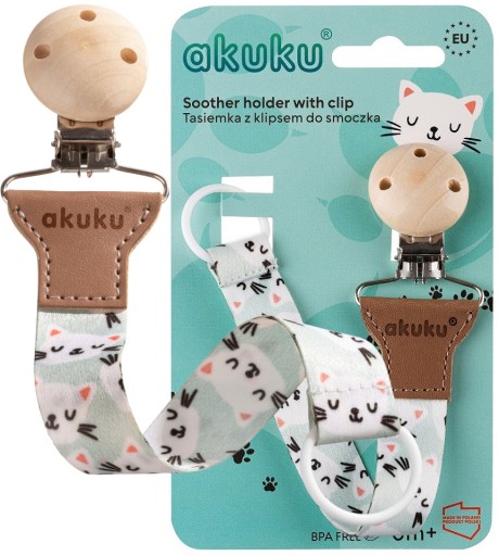 AKUKU STUHA, UNIVERZÁLNY vešiak na cumlík