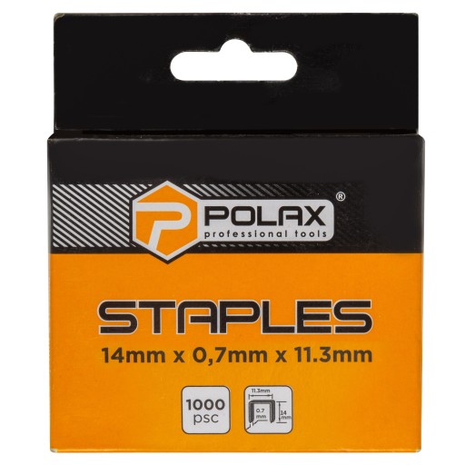 DARČEKY ZADARMO # Polax A/53 sponky na čalúnenie 14 x 0,7 x 11,3 mm 1000 ks.