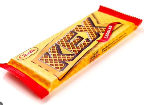 Cloetta Kex Choklad Oblátková tyčinka Čokoládová oblátková tyčinka 60g Švédsko