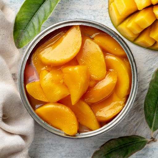 Mango v sirupe, prírodné a chutné