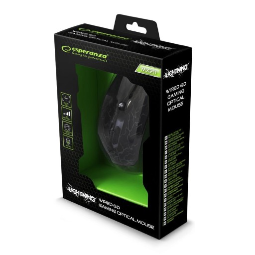 6D OPTICKÁ USB KÁBLOVÁ HERNÁ MYŠ MX211
