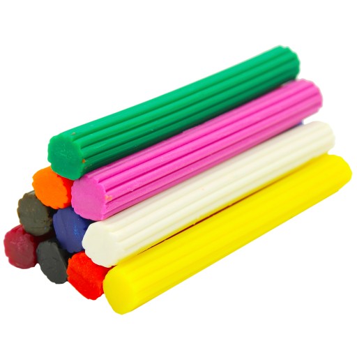 Plastelína 10 farieb x 9,5cm, kazeta 120g HERLITZ
