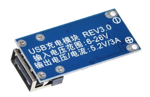 772 USB nabíjací modul 5V 3A 12V-24V Zostup