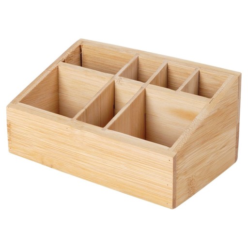 BAMBOO organizér box, zásobník na kozmetiku, doplnky, kozmetická taštička