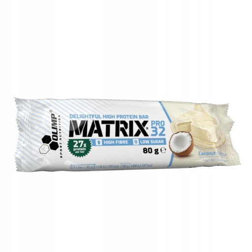 Olimp Matrix Pro 32 Coconut White Chocolate 80g PROTEIN BAR