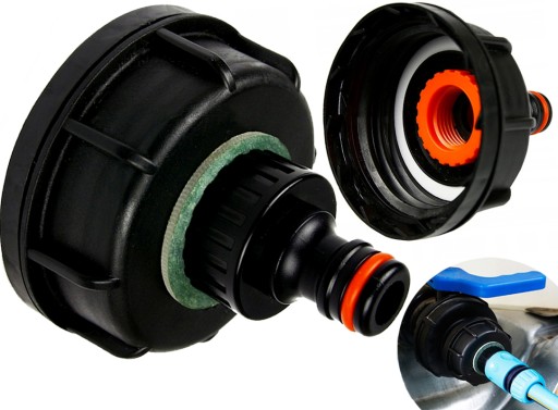 KONEKTOR ADAPTÉRA NA ZÁHRADNÚ HADICU 1/2 + ZÁSTRČKA PRE MAUZER MAUSER IBC 1000L