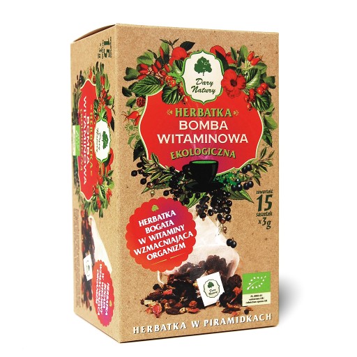 Bio vitamínová bomba čaj 15x3g - Dary