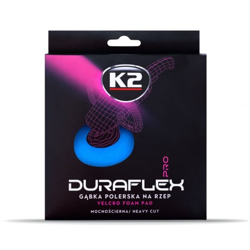 K2 - DURAFLEX - SILNÁ BRÚSNA LEŠTIACA HUBKA - MODRÁ - 150 MM