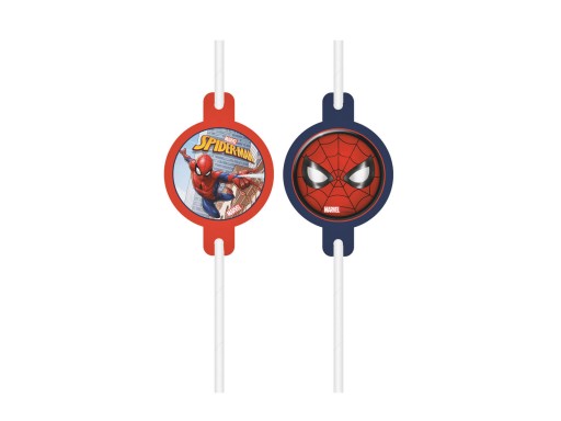 Narodeninové slamky Spiderman, 4 ks