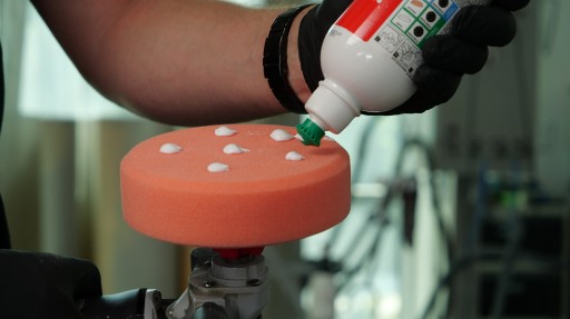 Leštiaci špongia B-ORANGE závit M14 NOVOL