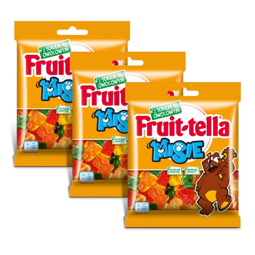 Fruittella gumové medvedíky s ovocnou šťavou 90g x3 ku Dňu detí
