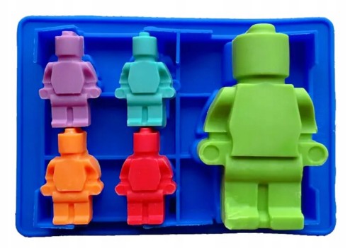 PEOPLE LEGO BLOCKS PRAGLINE FORMA SILIKÓNOVÁ MOLKA NA ČOKOLÁDOVÉ ŽELÉ