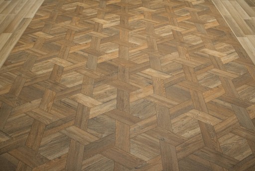 šírka 4 m PVC KOBEREC AKO PARKETY MOZAIKA VOŠTINA HNEDÁ