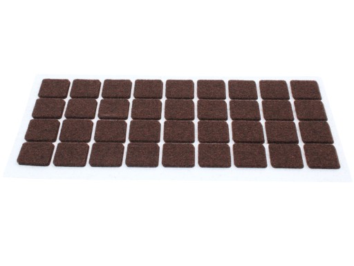 STAROSTLIVOSŤ O PODLAHU samolepiace plsti 20 x 20 mm HNEDÁ